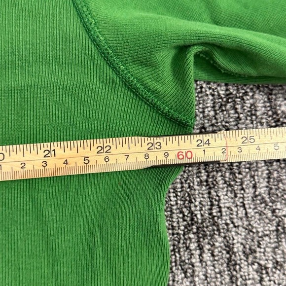 American Eagle Mens XL Green Long Sleeve Henley Shirt Casual Logo - Picture 6 of 7